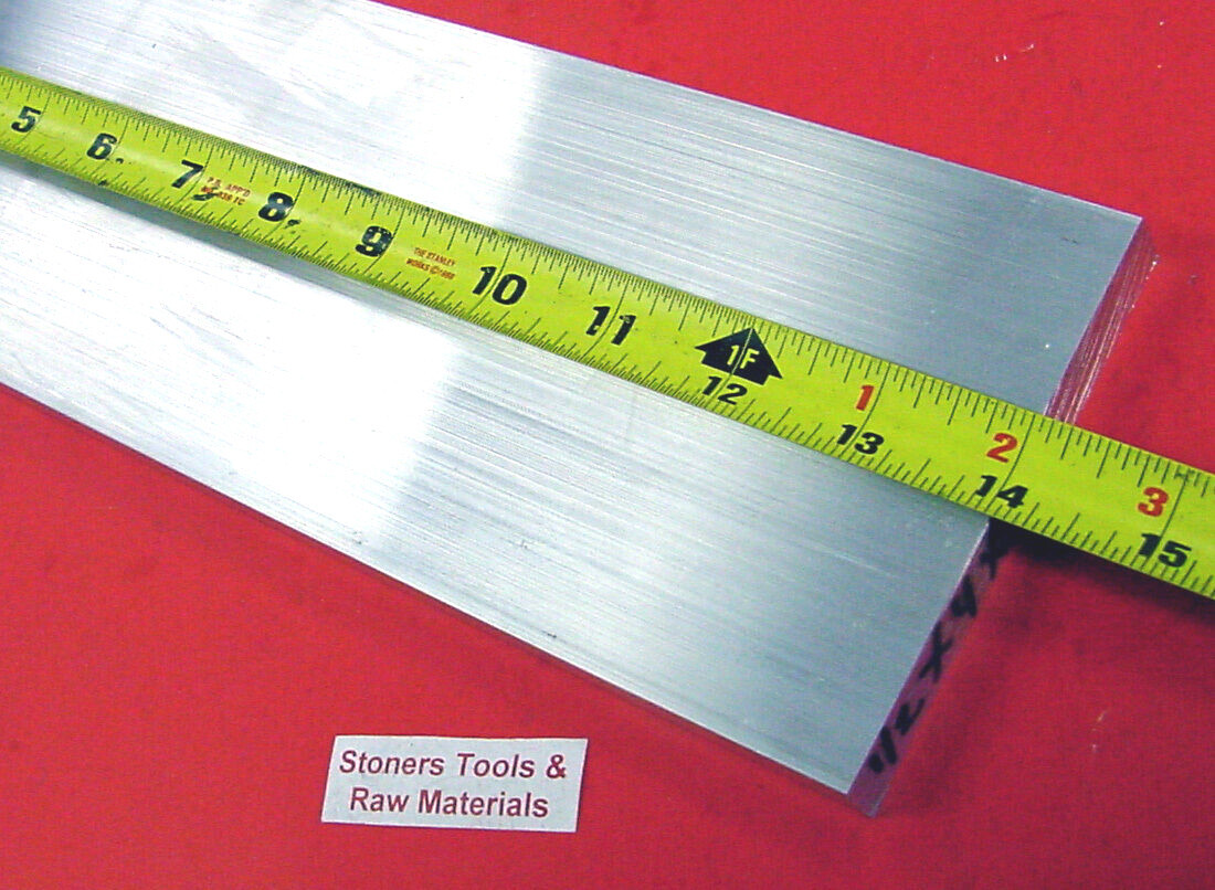 1/2″ X 4″ ALUMINUM 6061 FLAT BAR 14″ long Solid T6511 NEW Extruded Mill Stock