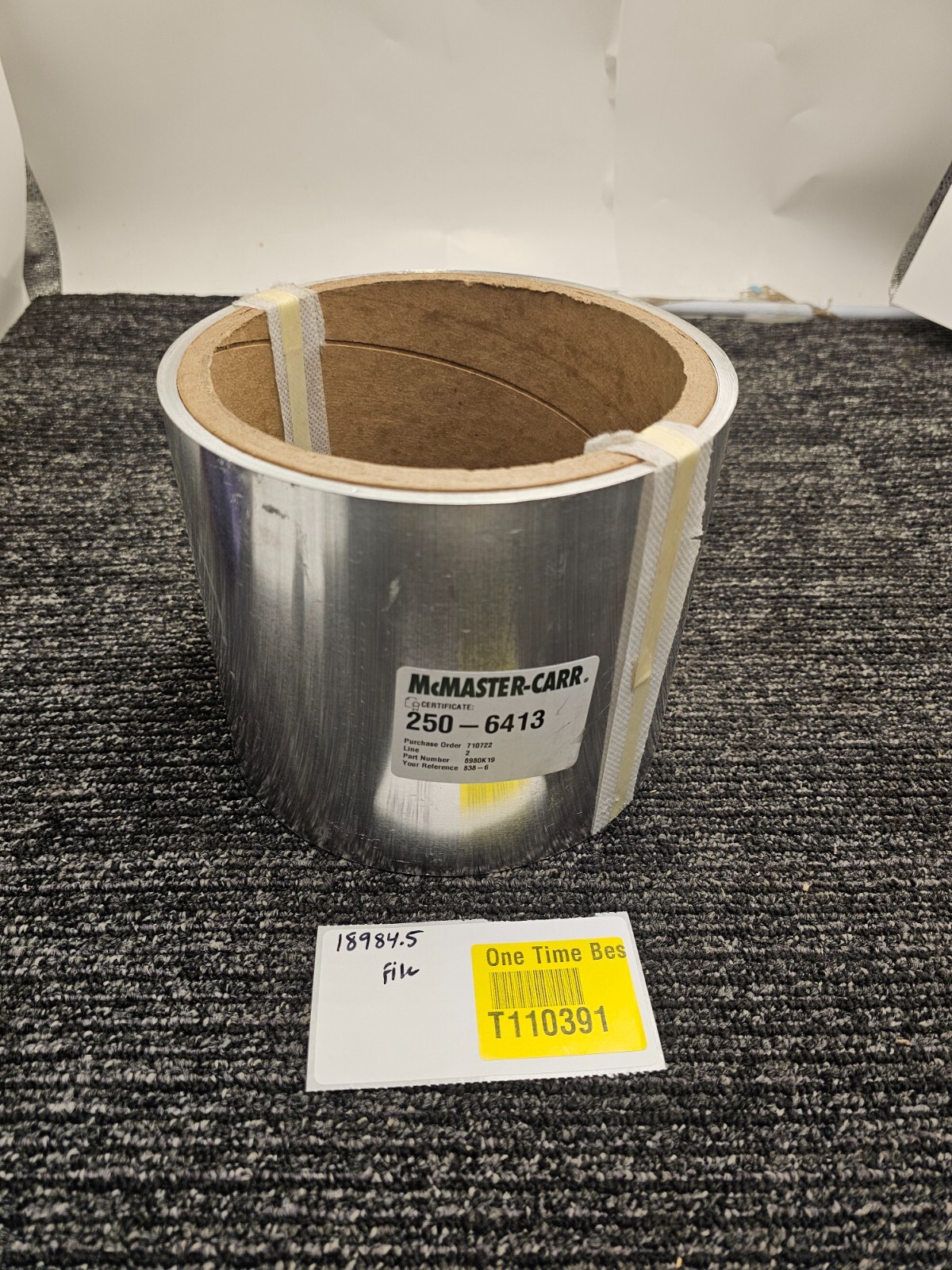MCMASTER-CARR 8980K19: Corrosion-Resistant 3000 Series Aluminum Foil