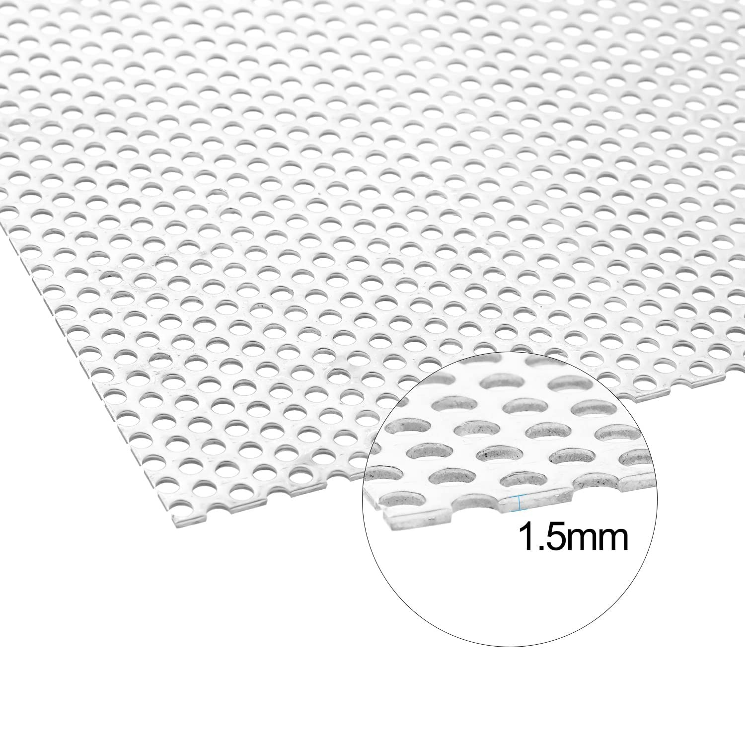 Perforated Sheet Stainless Steel Perforated Metal Sheet 11.8″ X 11.8″ Stainless