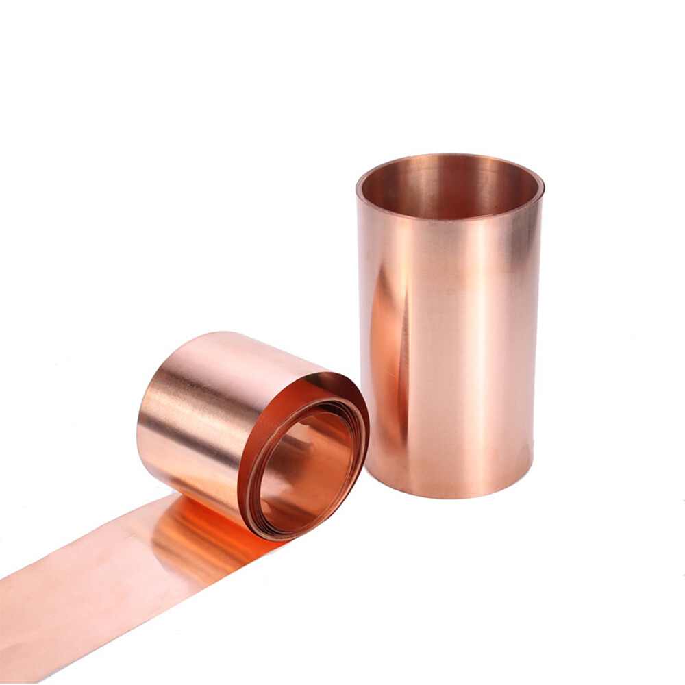 1pcs 99.9% Pure Copper T2 Cu Metal Sheet Foil Plate Strip Thickness 0.01mm-1mm