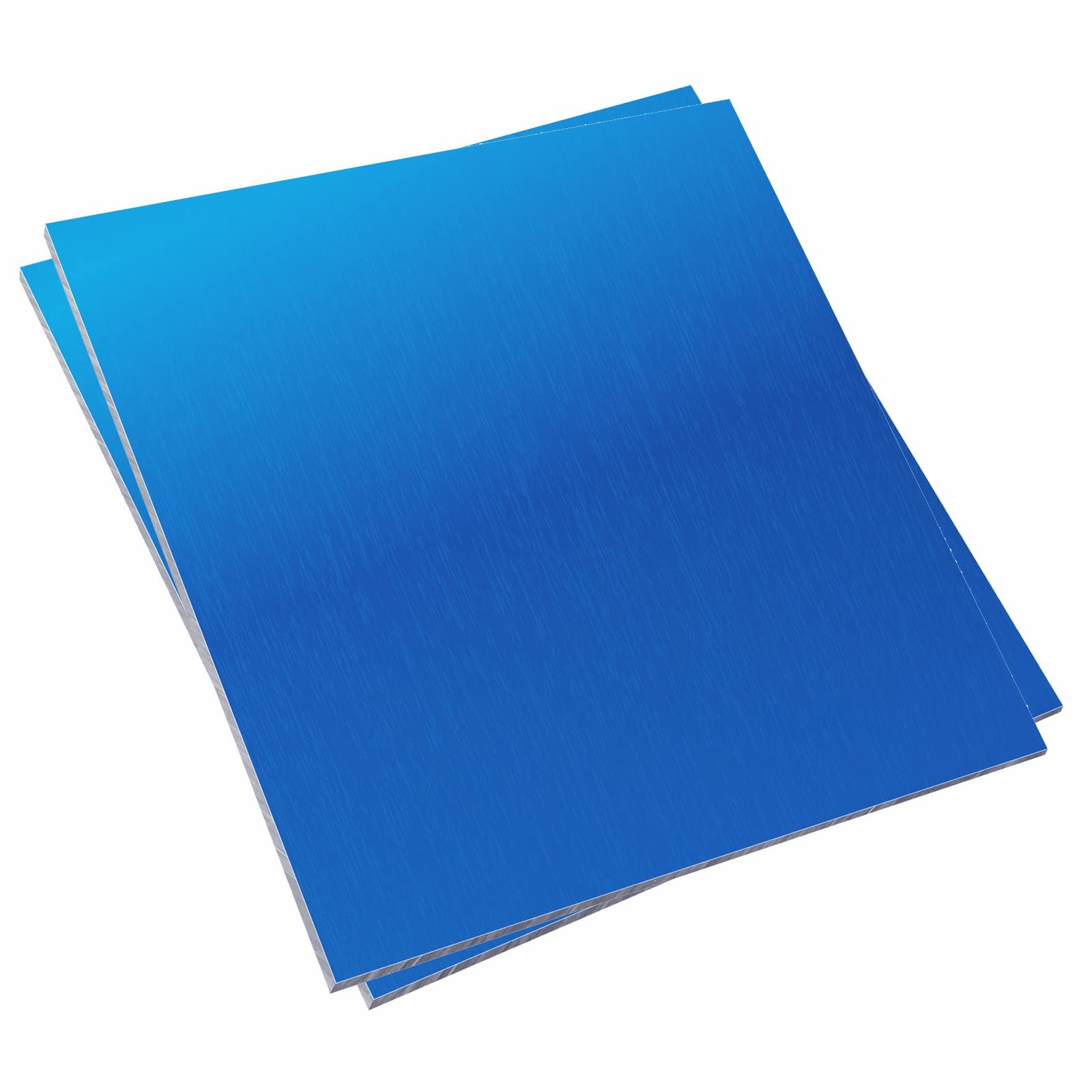 Thin Aluminum Sheet Metal Plates 6×6 Inch 24 Gauge Crafting 2 Pack