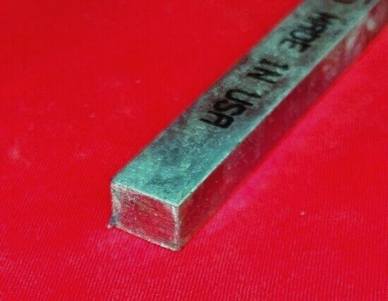 UNBRANDED BARRED KEY STOCK WIDTH: 1/2″ HEIGHT: 3/8″ LENGTH: 12″ STEEL