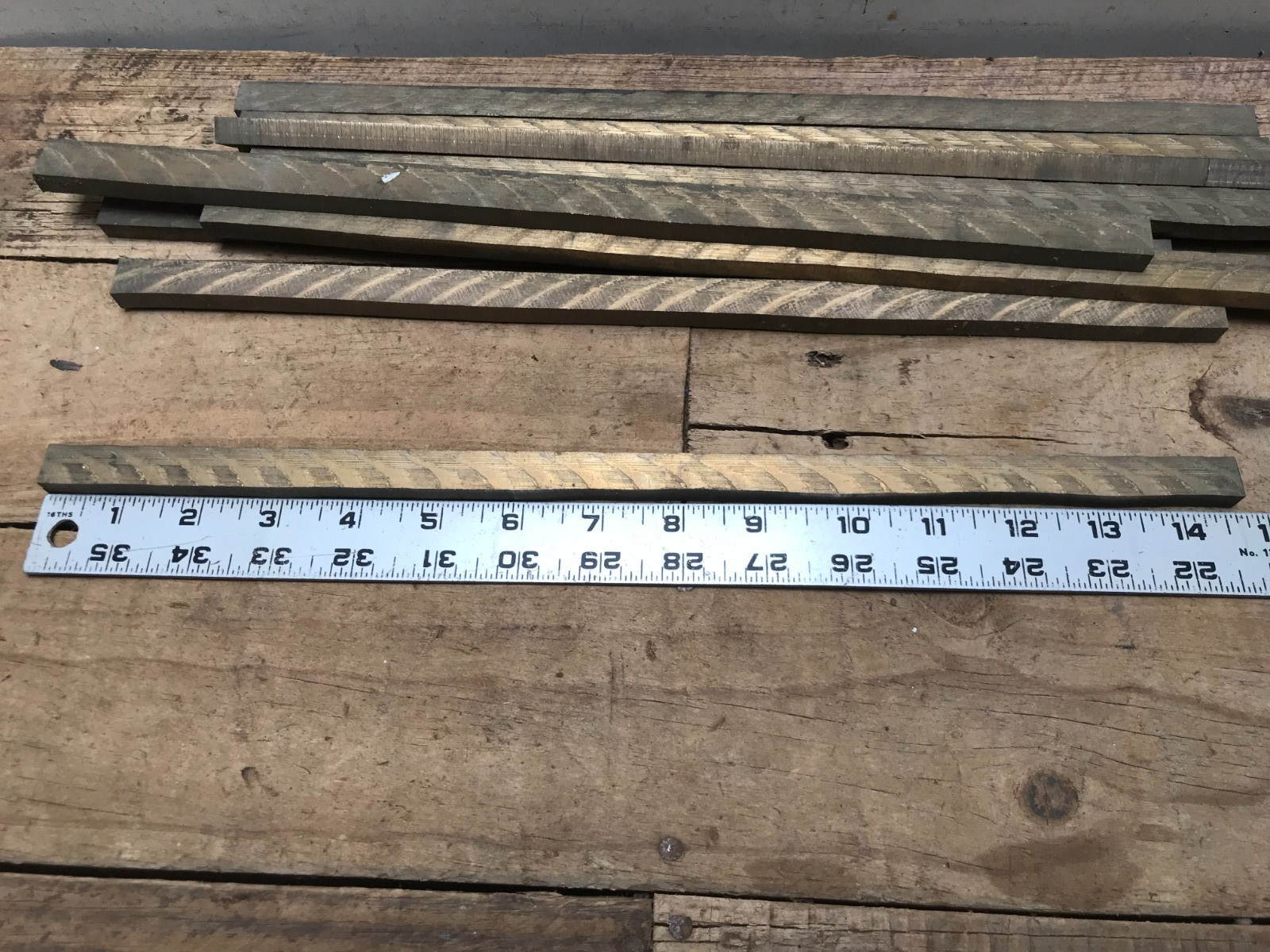 1 Brass Flat Bar (rectangular) 14 5/8″ 1/2″ x 5/16″