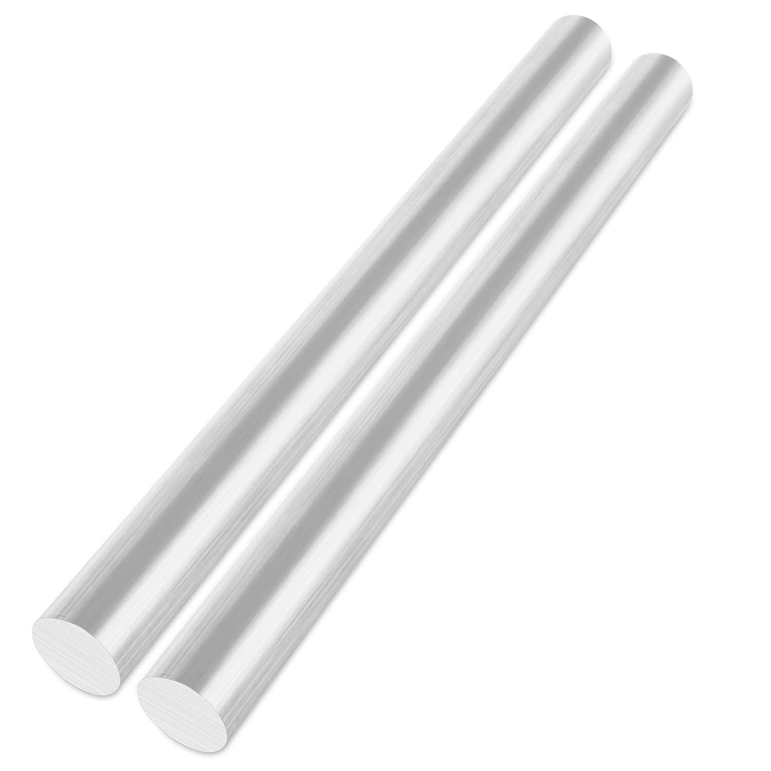 2PCS Aluminum Rod 1-1/4 inch Aluminum Round Bar Stock 6061 Solid Extruded Lat…