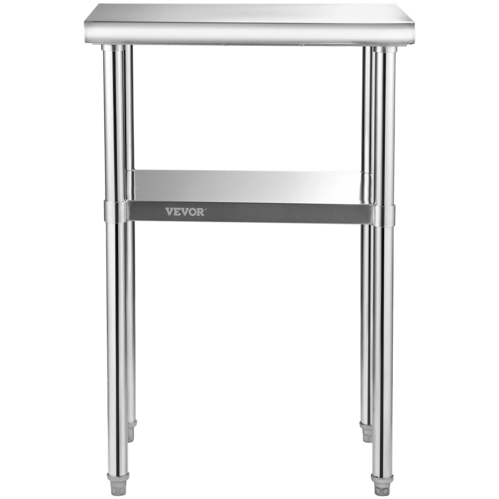 Industrial 24x18x36in Stainless Steel Food Prep Bench 600lb Max Weight