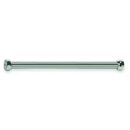 Zoro Select 2Val9 Shower Rod, Ss, 60 In L, Chrome Plated, 2Val9