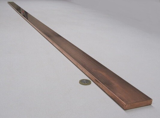 110 Copper Bar H02, 3/8″ Thick x 2.0″ Wide x 6 Ft Length
