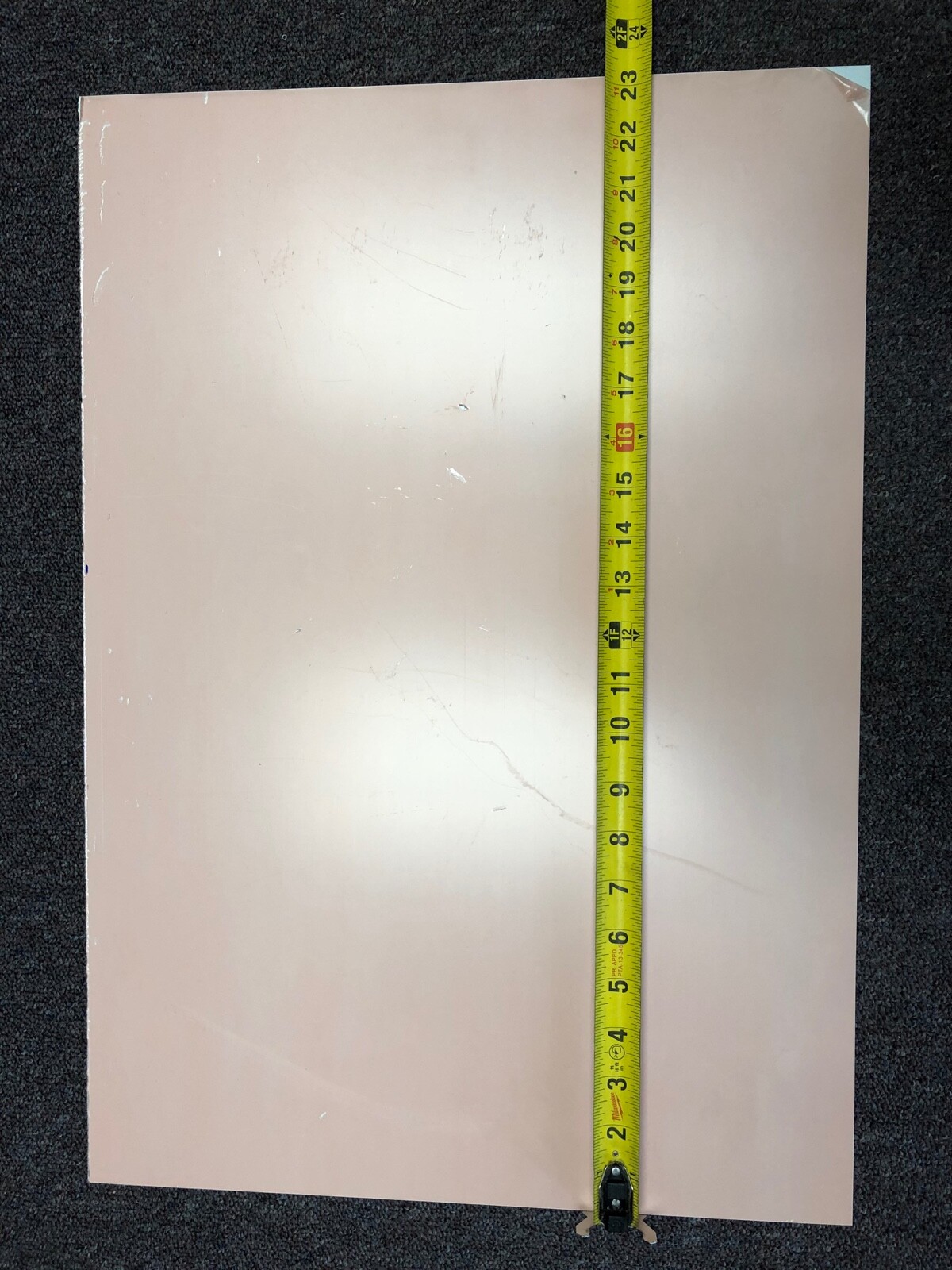 White Painted Aluminum 0.040 (20in X 15in)