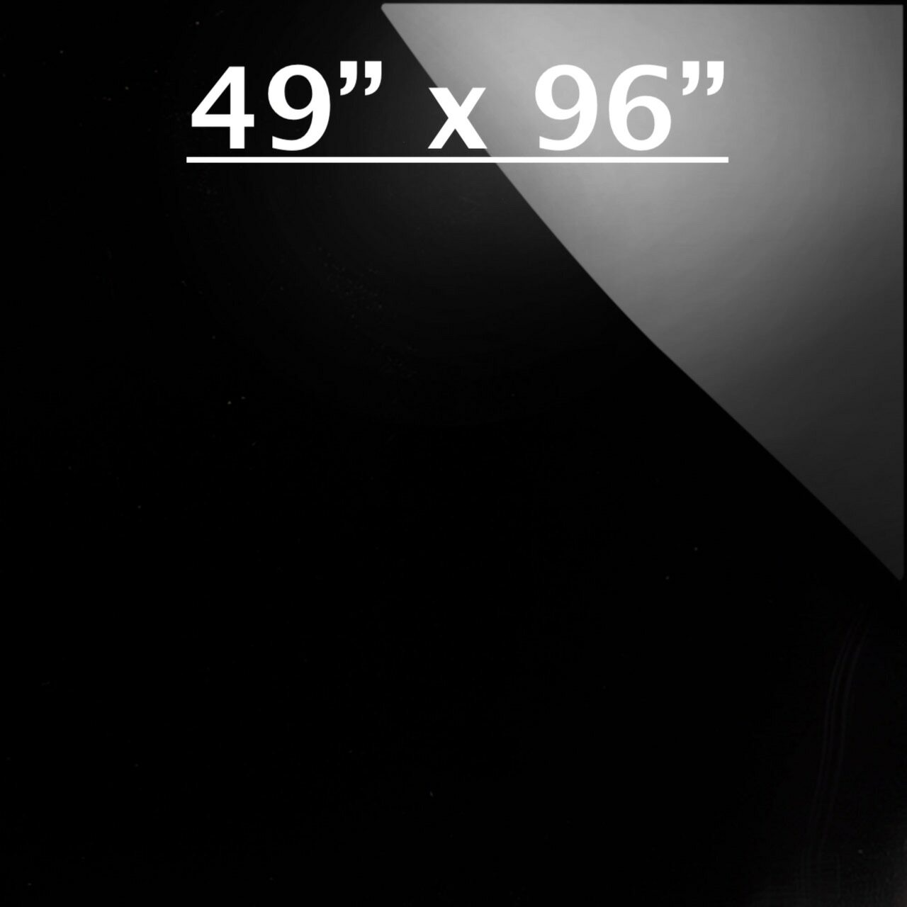 49″ x 96″ Black Aluminum Sheet, Flat .030” Thick – Cargo Trailer Repair, Etc.