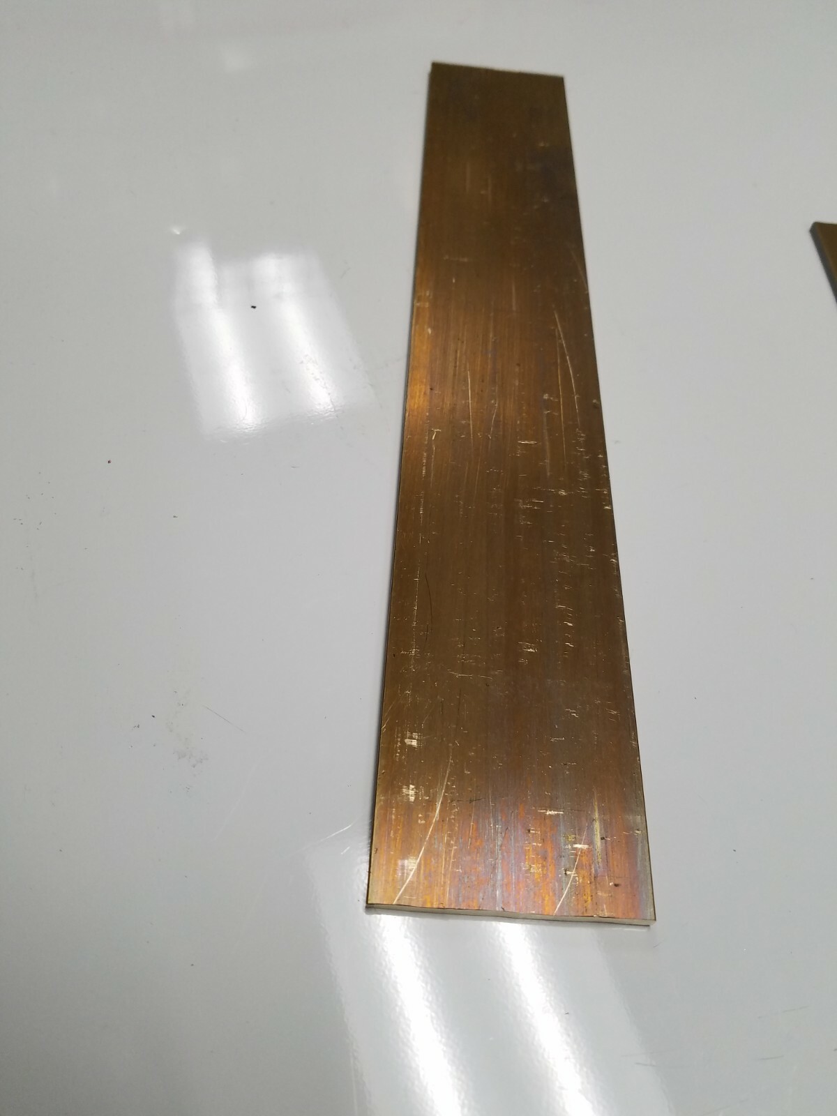 1/8″ x 2″ C360 BRASS FLAT BAR 24″ long Solid .125″ Plate Mill Stock H02