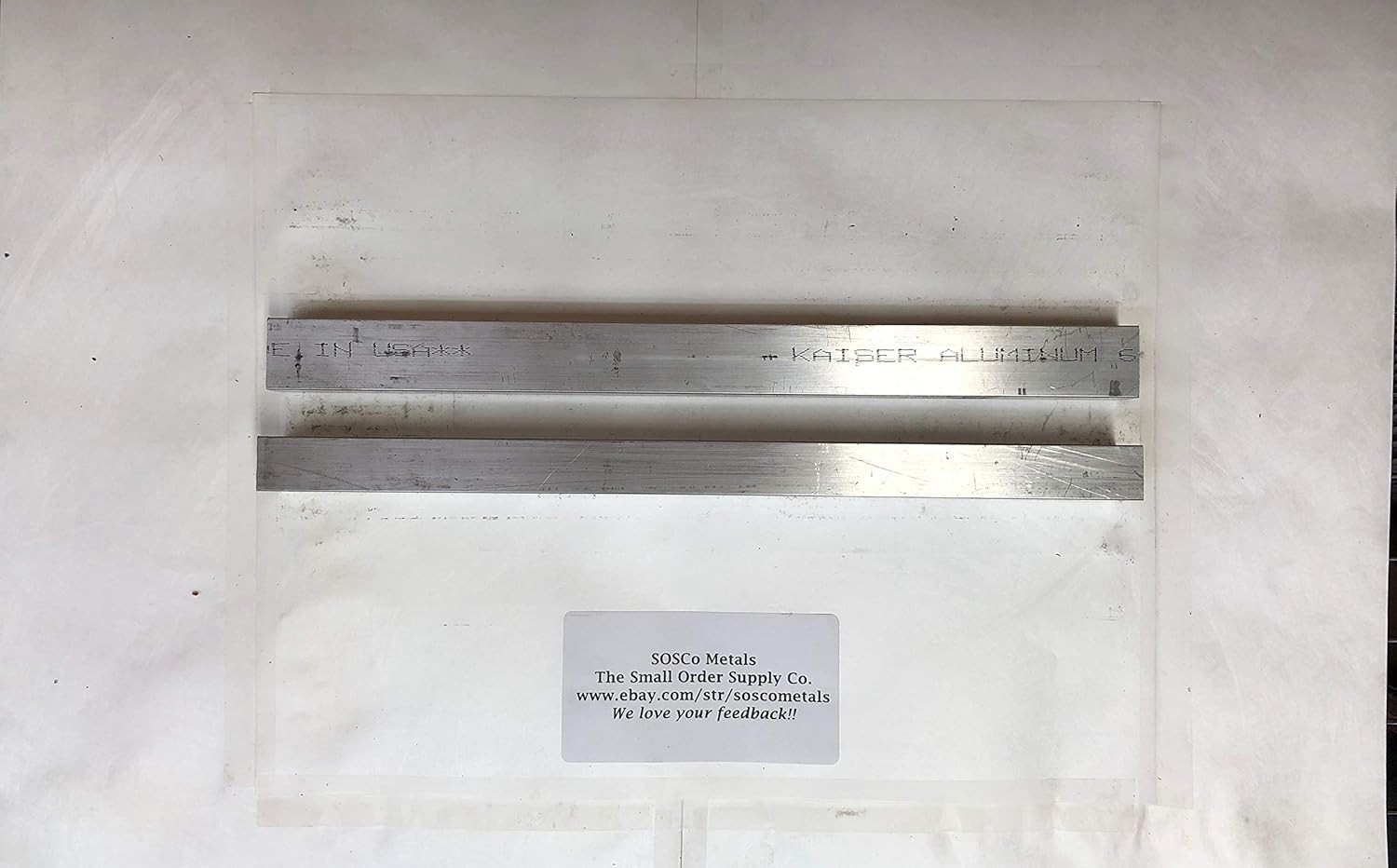 2 Pieces 3/4″ X 1″ Aluminum 6061 Flat BAR 12″ Long +.07″/-0 Solid New Mill Stock