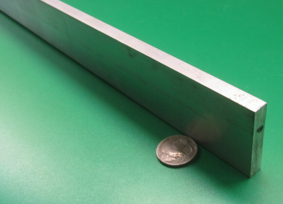 6061 T6 Metric Aluminum Bar, 8mm Thick x 40mm Wide x 3 Ft Length