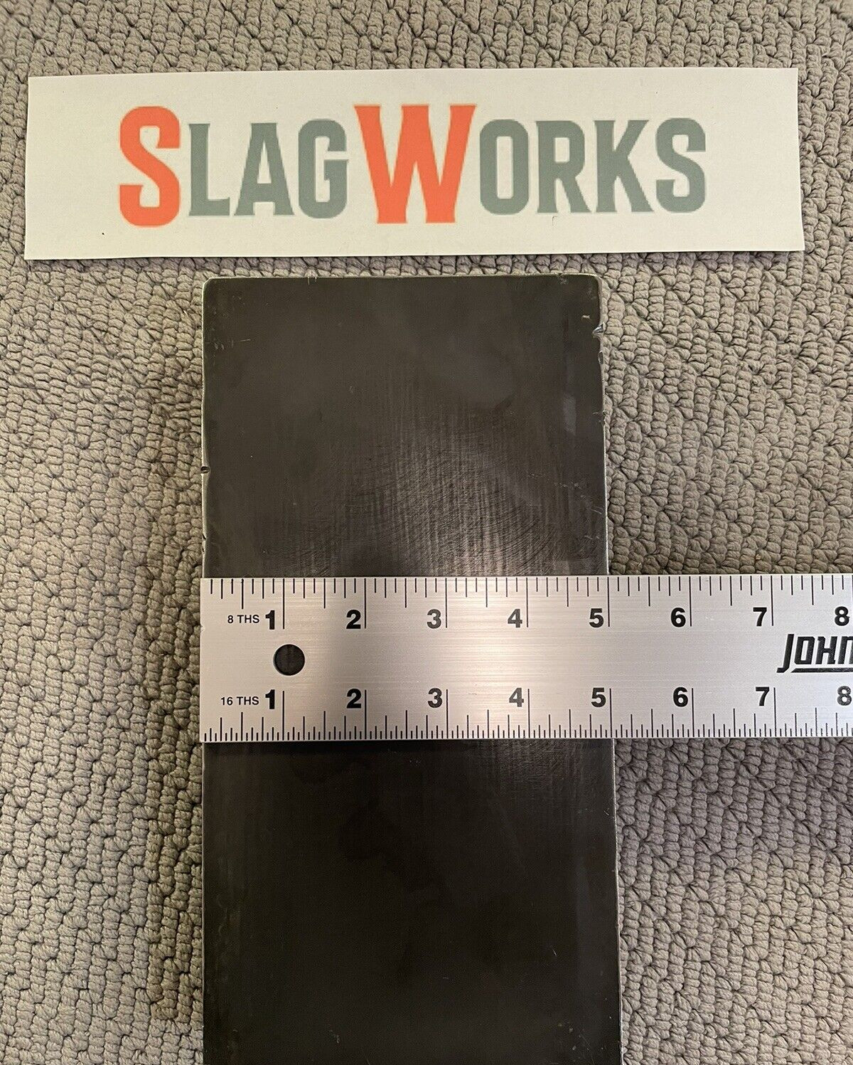 1/8x5x12 inch steel plate 5”x12” A36 Hot Roll Flat .125″ Thick