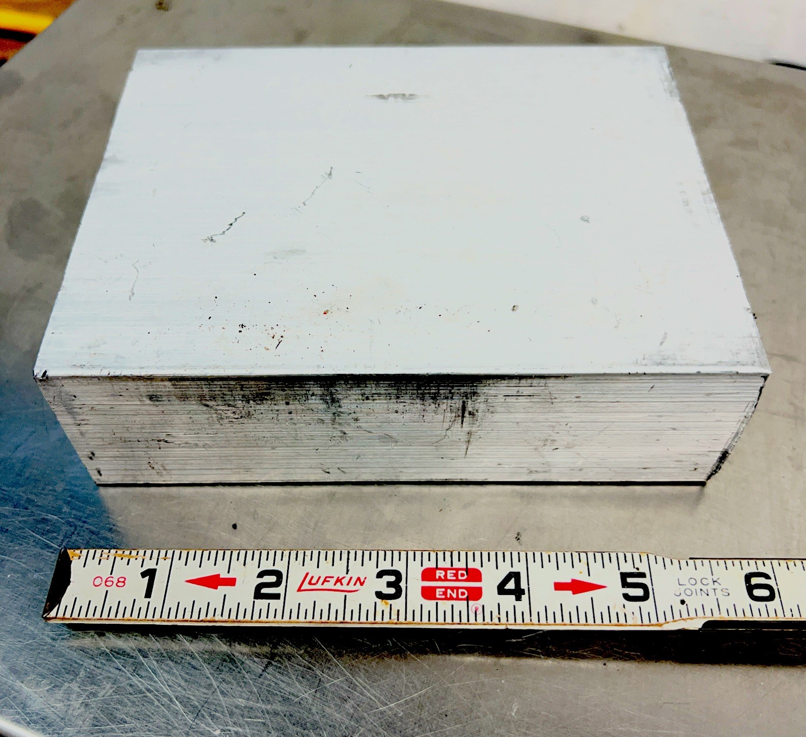 1 3/4″ Thick Aluminum Flat Bar – 1.75″ x 4.25” x 5 7/8” Length