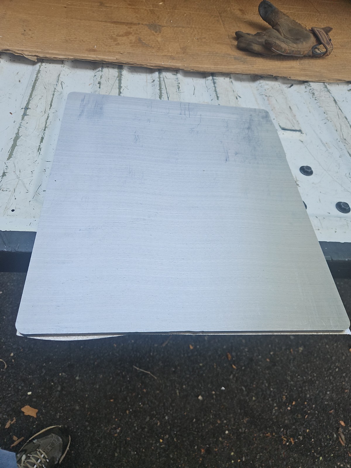 Kaiser aluminum plates 6061-T651 3/8″ X17″X 14-1/2″ Made In USA