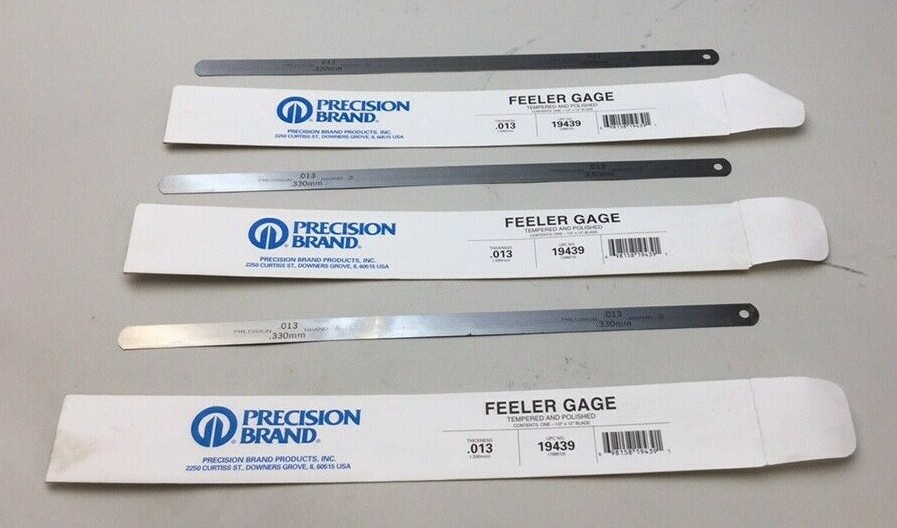 Precision Brand .013 X 1/2″ X 12″ Feeler Gage Tempered And Polished (Pack Of 3)
