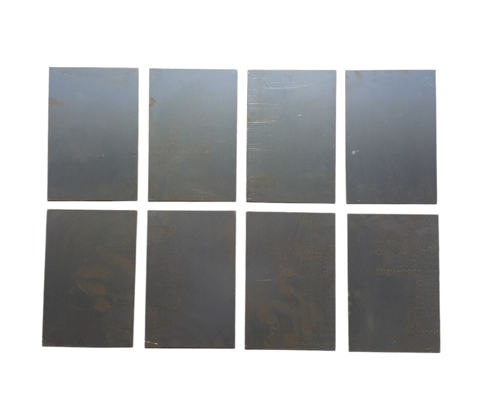 18 GUAGE STEEL SHEET METAL COLD ROLLED 8″ X 12″ 8 pack