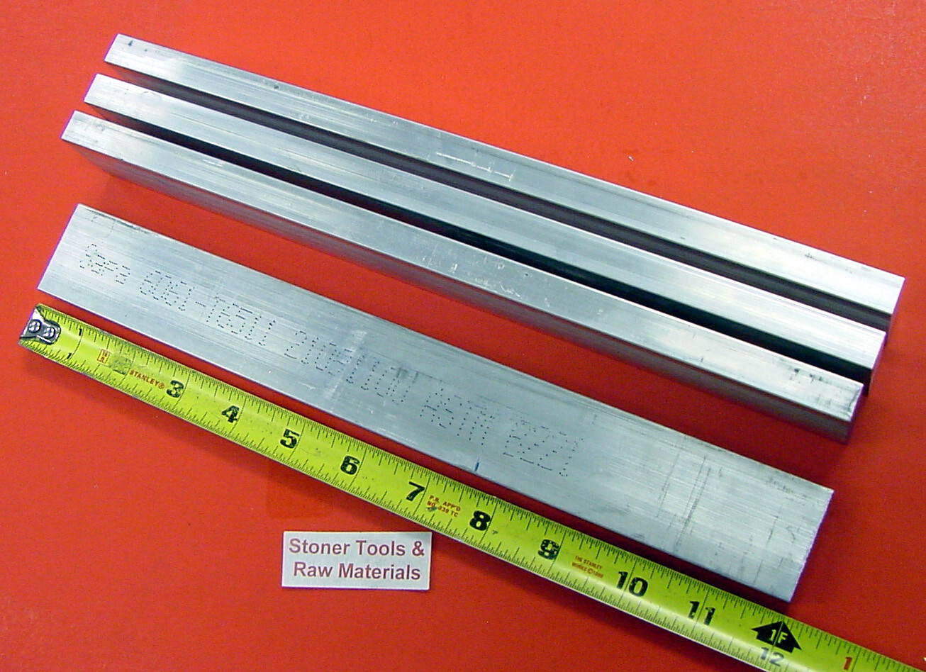 4 Pieces 3/8″ X 1-1/4″ ALUMINUM 6061 FLAT BAR 12″ long T6651 New Mill Bar Stock