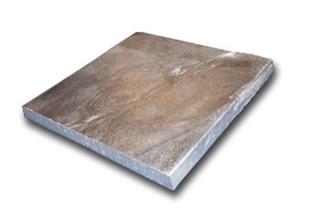 Roto Metals Zinc Plate – 1/2 inch x 6 inch x 6 inch