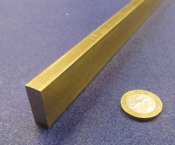 360 Brass Flat Bar 3/8″ Thick x 1.0″ Wide x 60.0″ Length