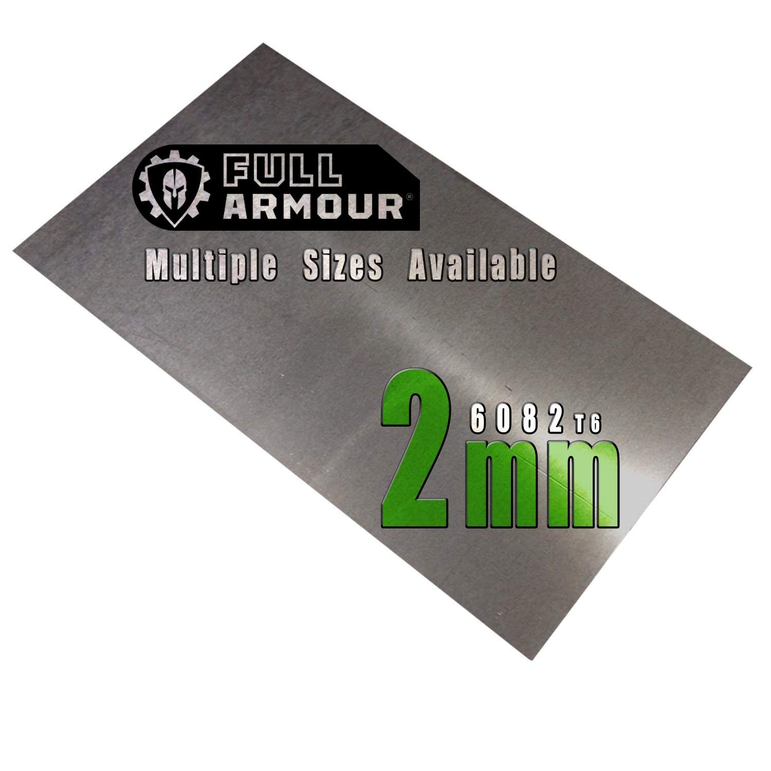 2mm Aluminium Sheet 6082 T6 300mm x 200mm 30cm x 20cm
