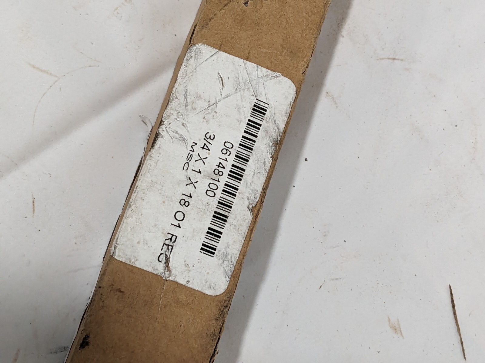 O1 Oil-Hardening Flat Stock: 3/4" Thick, 1" Wide, 18" Long NS0614