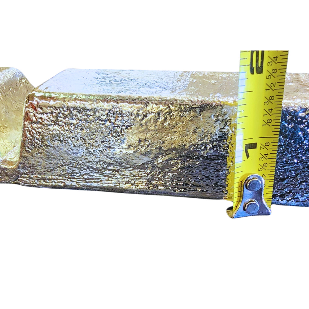 Pure Tin Notch Bar ~ 4 lbs Grade A