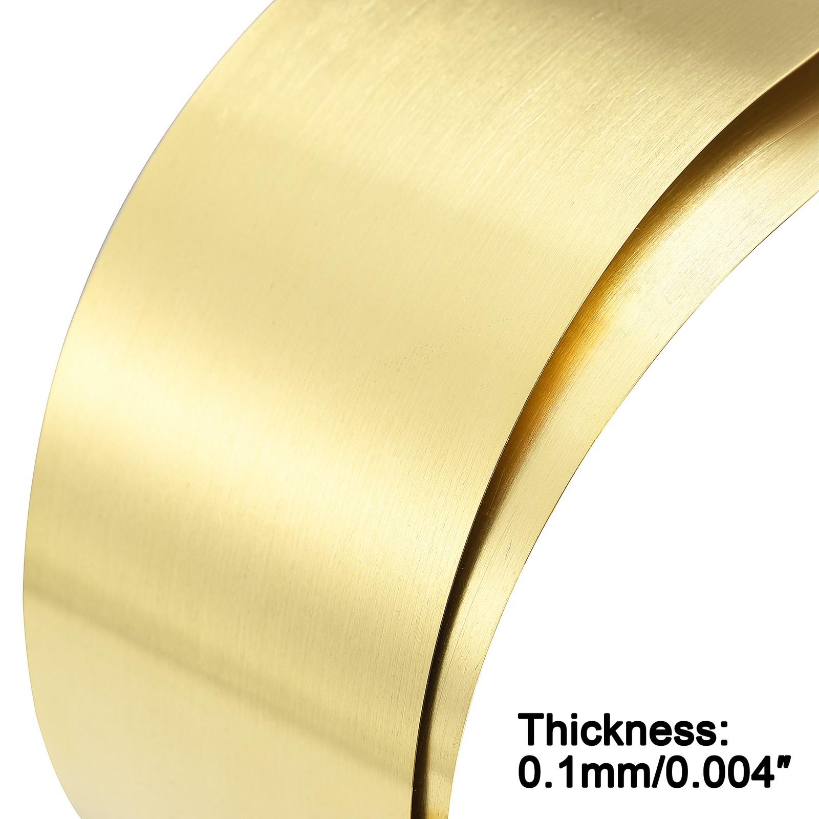 1000x200x0.1mm(LxWxT) Brass Sheets for Making Machinery Parts Metal Brass Plates