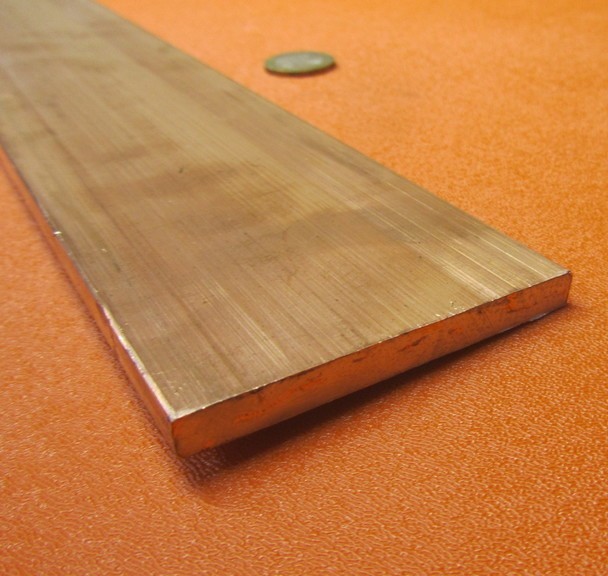 110 Copper Bar H02, 1/4″ Thick x 2.50″ Wide x 6 Ft Length