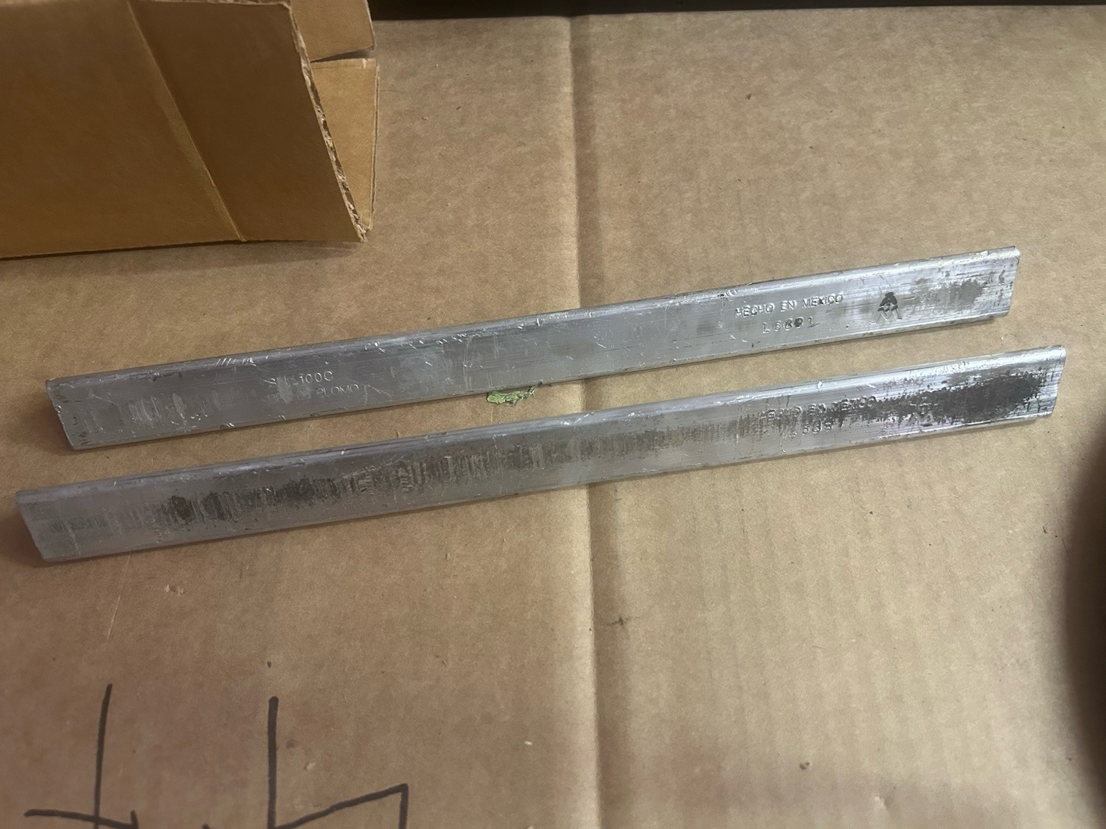 Lot Of 2 SN100C Lead Free solder bar 2.5 Lbs