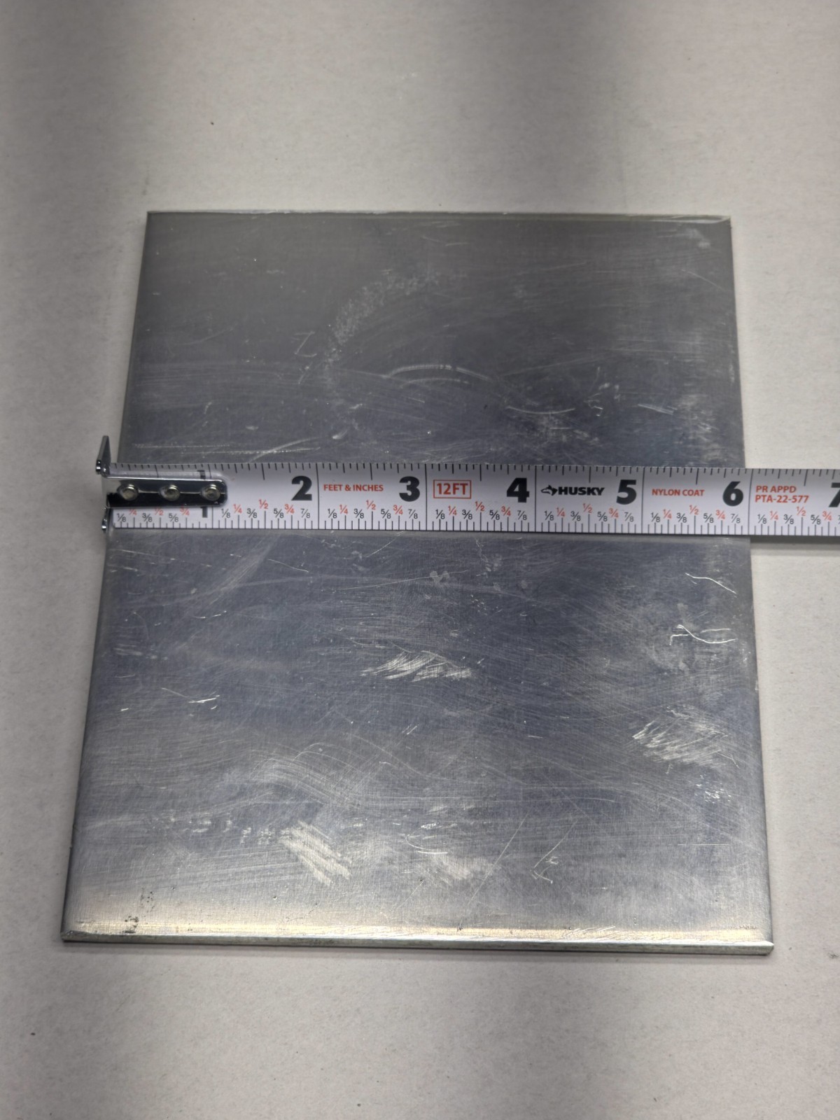 2pc 5052 Aluminum Plate 1/4″(0.25″) x 6″ x 8″ – Flat Sheet Stock – Remnant/Drops