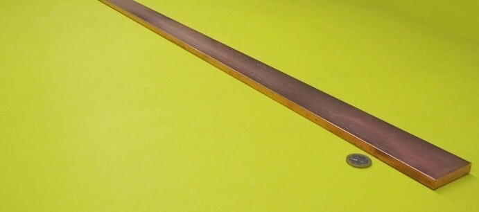 110 Copper Bar H02, 3/8″ Thick x 2.0″ Wide x 6 Ft Length