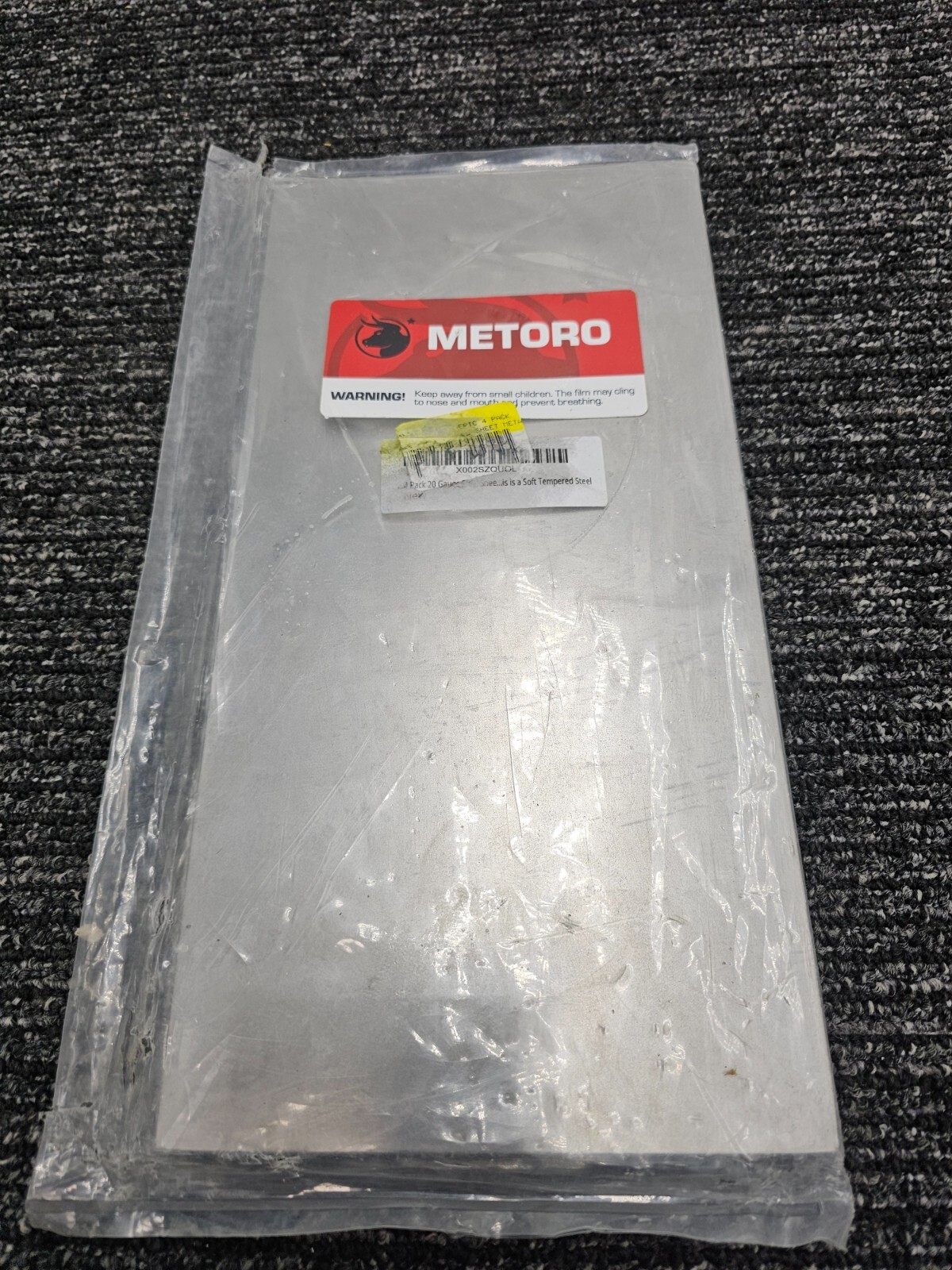 (QTY 4) Metoro 20 Gauge Steel Sheets Soft Tempered Steel Steel Sheet Metal