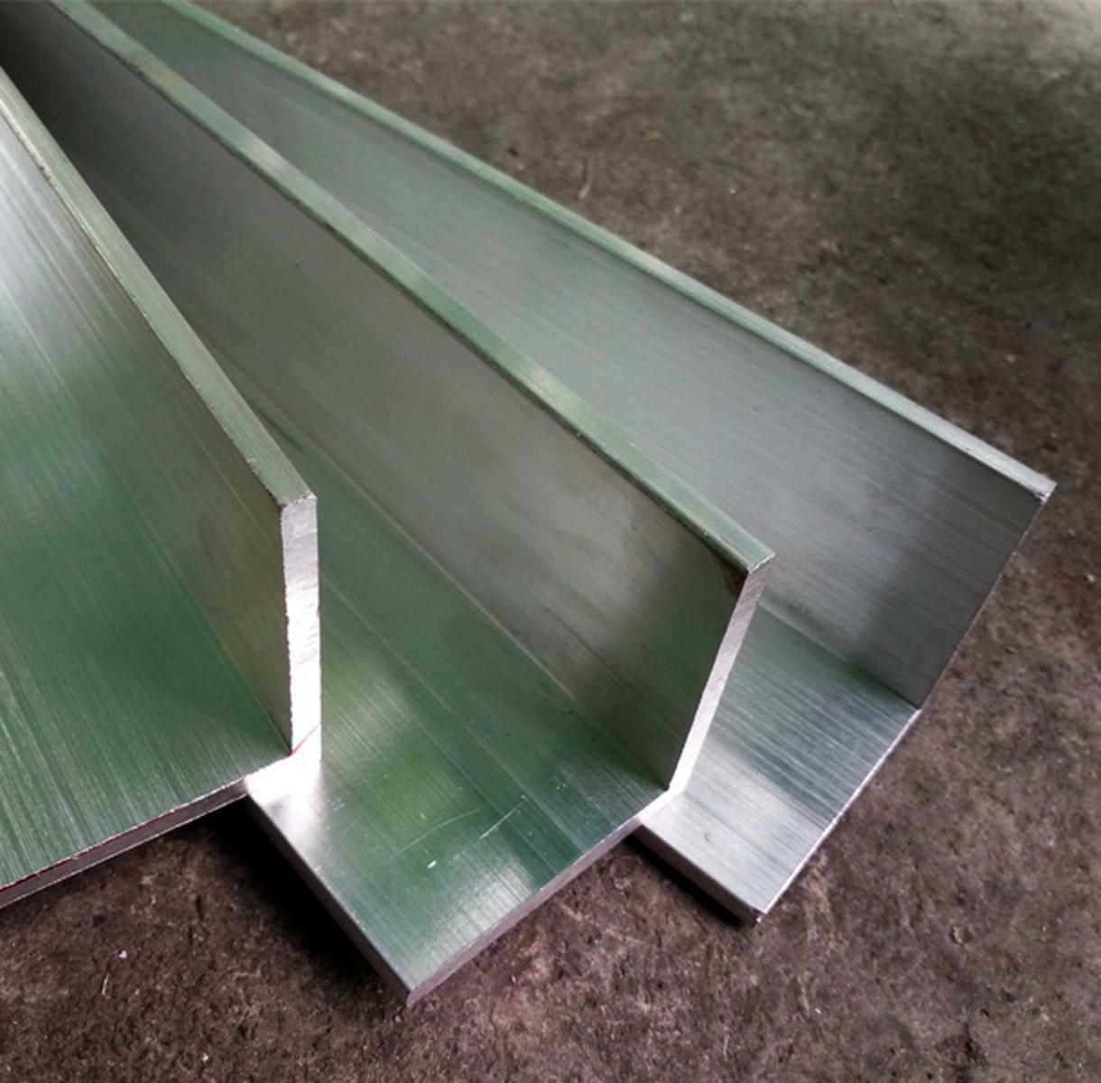4pcs 15mm x 15mm x 250mm(9.84″) Long 2mm Thick 6063 T5 Aluminum Angle