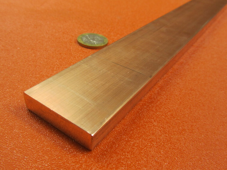 110 Copper Bar 1/2 Hard, 3/8″ Thick x 1 1/2″ Wide x 6 Ft Length