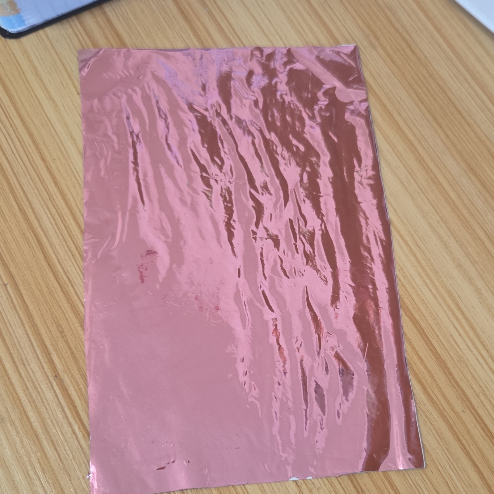 Pink Metallic Metal Sheet Foil Flat Stock Sheet/Flat Stock