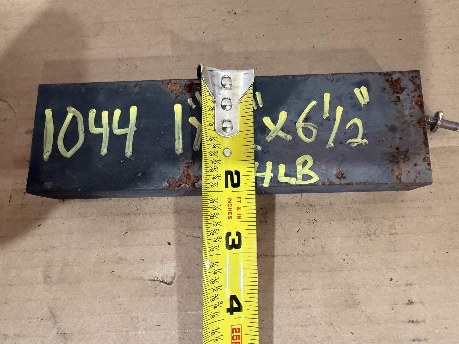1″ x 2″ x 6 3/4” 1044 HR Steel Flat Bar | Rectangular 1044 Hot Rolled Flat