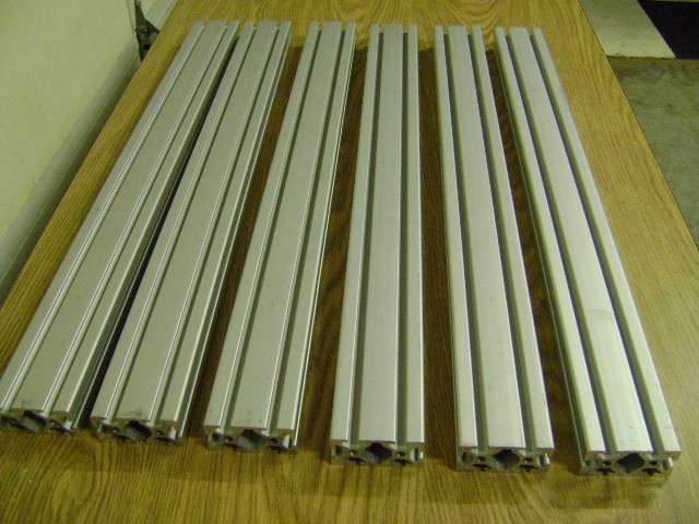 1.5″ X 3″ 80/20 T-SLOT ALUMINUM EXTRUSION 1.5″ X 3″ X 30.75″ LOT OF 2