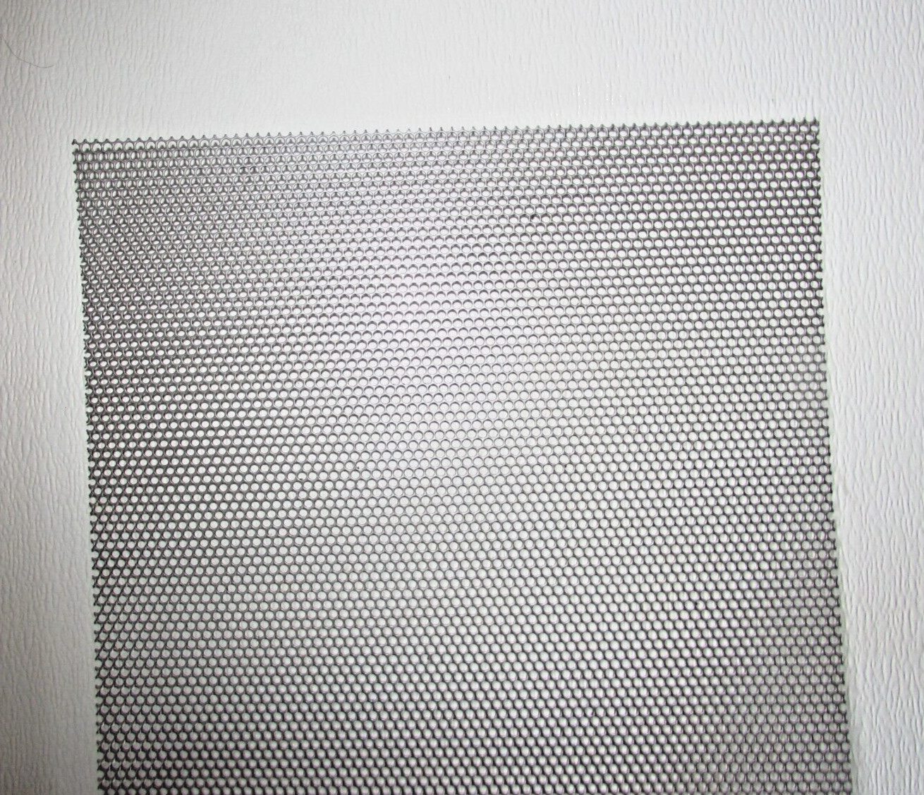 5/32″ HOLES–18 GAUGE– 304 STAINLESS STEEL PERFORATED SHEET– 11-1/2″ X 12″