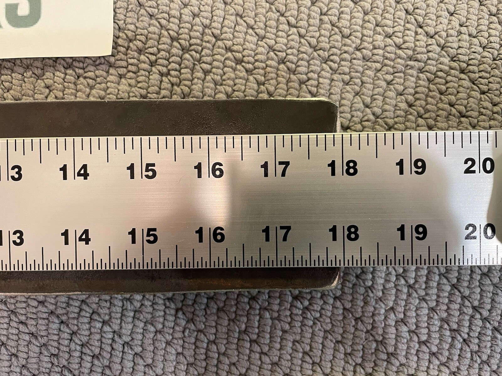 1/8x3x18 inch steel plate 3”x18” A36 Hot Roll Flat .125″ Thick