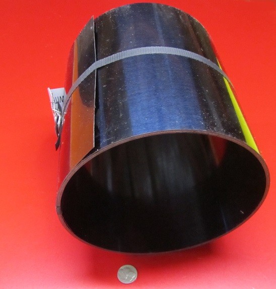 1095 Hard Blue Tempered Spring Steel Shim .010″ Thick x 8.00″ Wide x 300″ Long