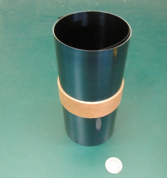 1095 Hard Blue Tempered Spring Steel Shim .004″ x 6.00″ Wide x 50″ Long