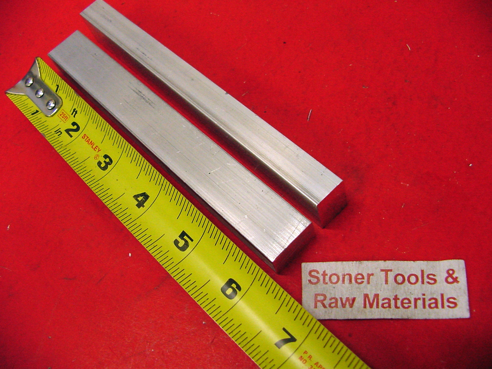 2 Pieces 1/2″ X 3/4″ ALUMINUM 6061 FLAT BAR 6″ long Solid Extruded Mill Stock