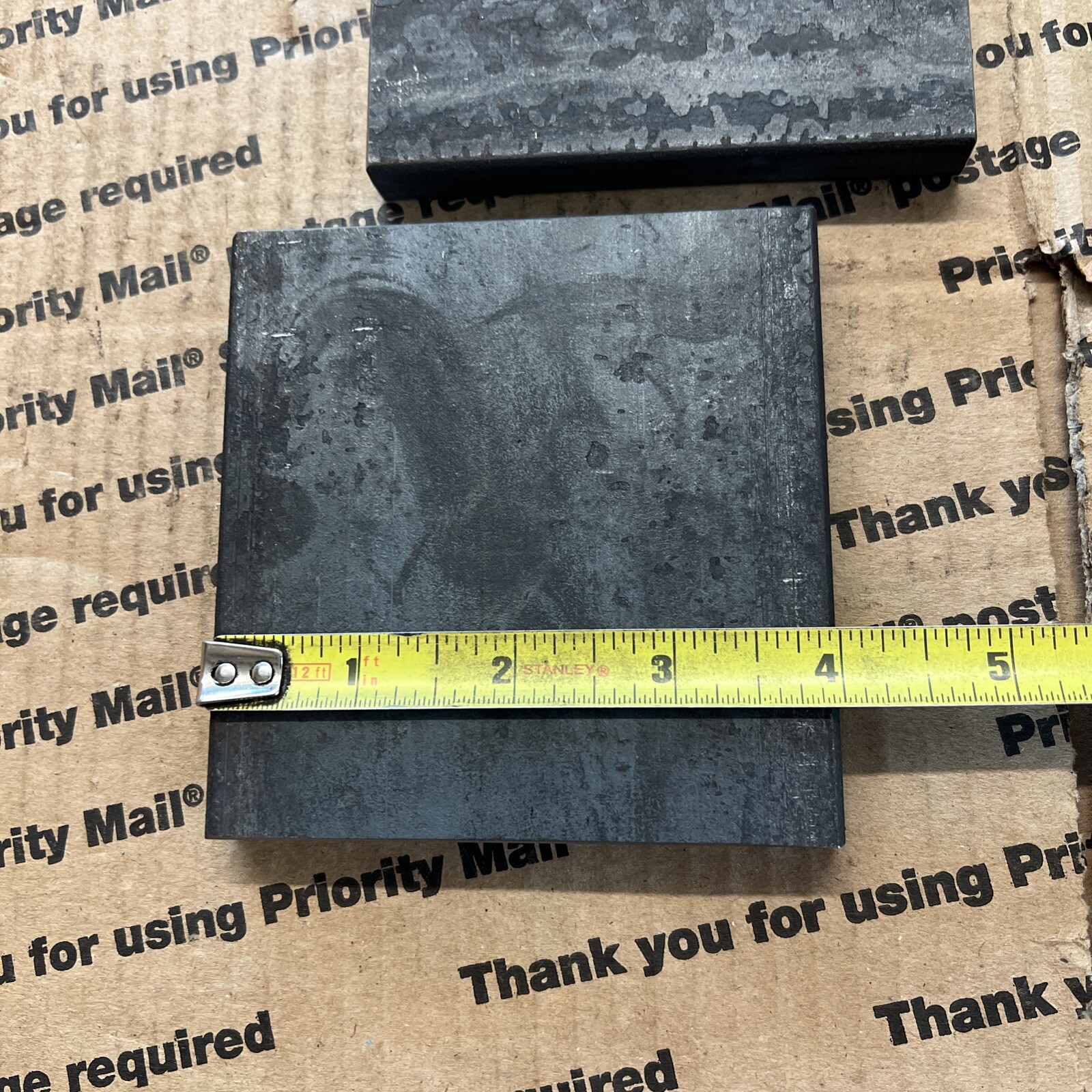 1/2″ STEEL 4″ x 4″ FLAT BAR A36 2 PIECES PRIME STOCK