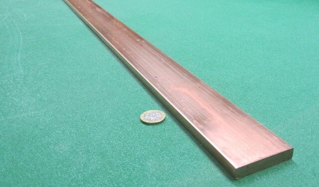 110 Copper Bar H02, 3/8″ Thick x 2.0″ Wide x 6 Ft Length