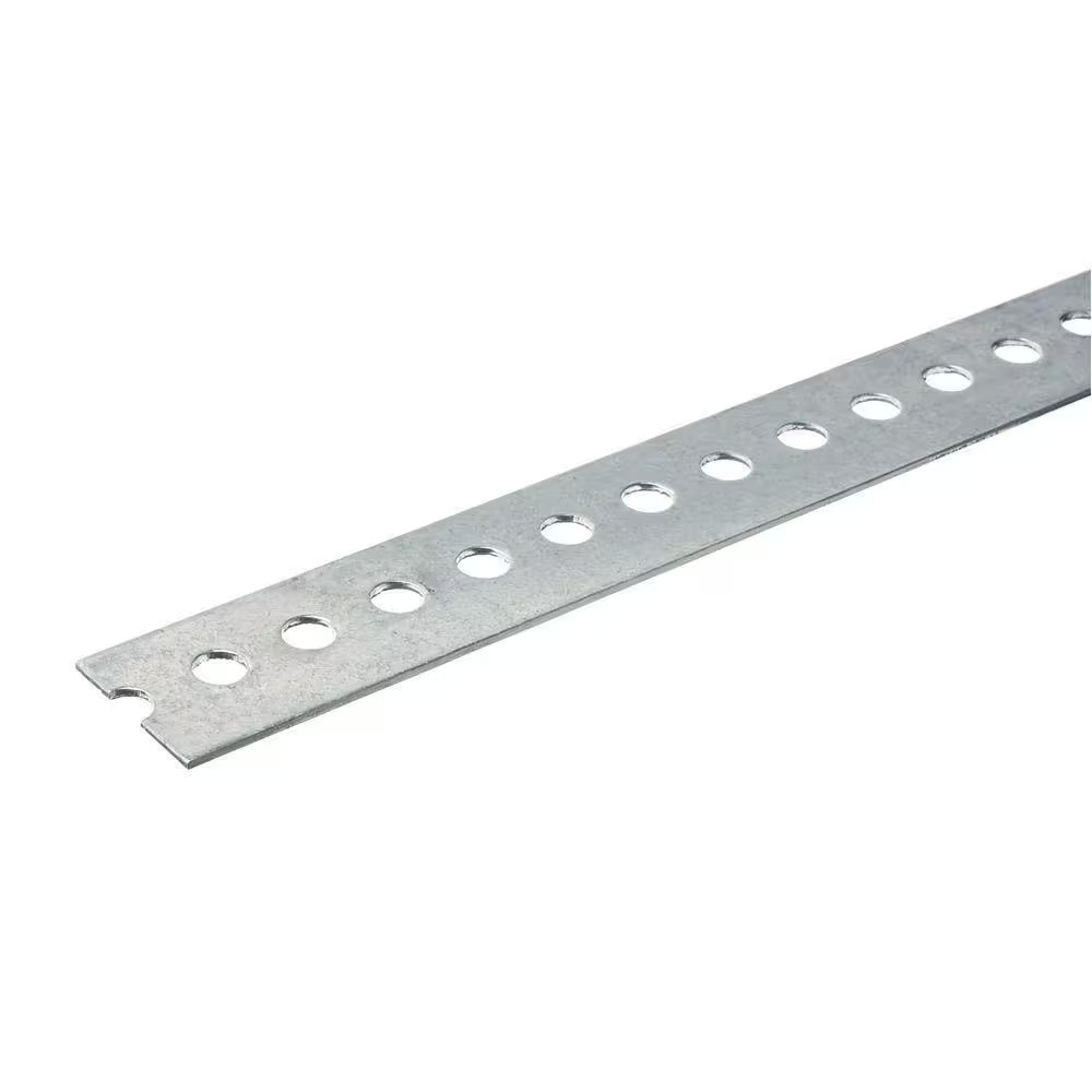 1-3/8 In. X 3 Ft. – 16 Gauge Thick Zinc Plated Slotted Steel Flat Bar