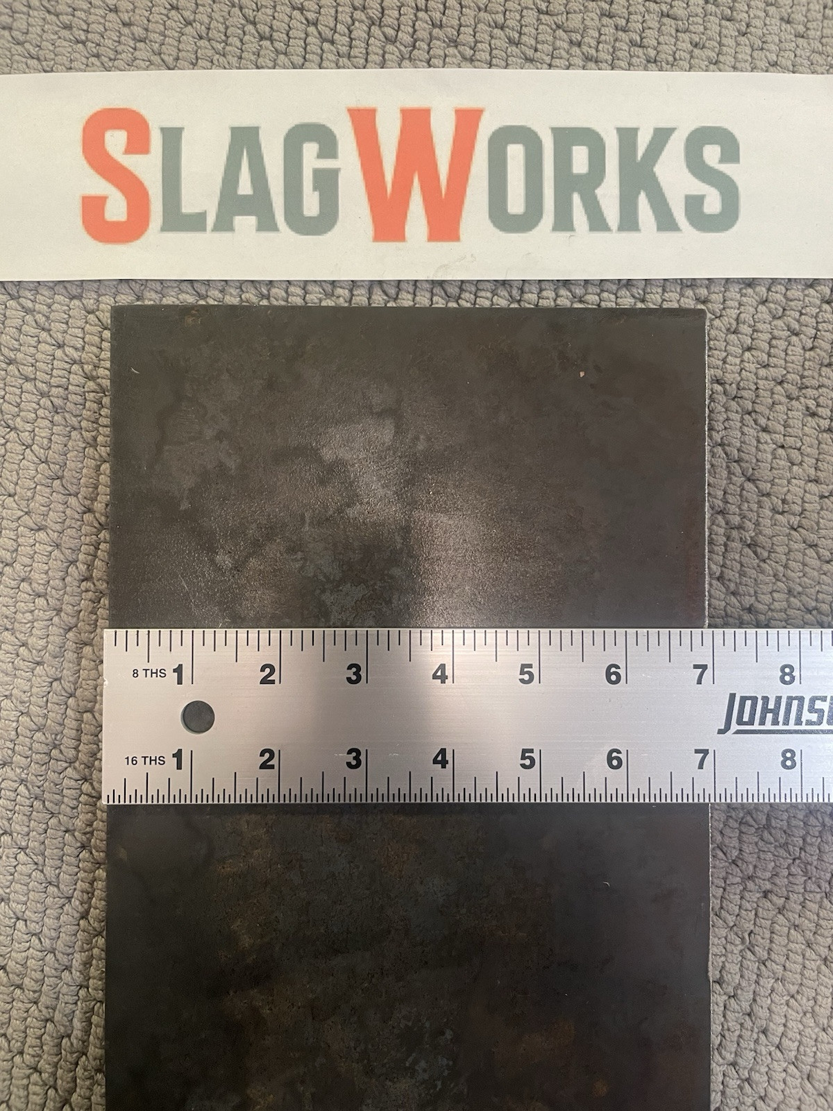 1/8x7x16 inch steel plate 7”x16” A36 Hot Roll Flat .125″ Thick