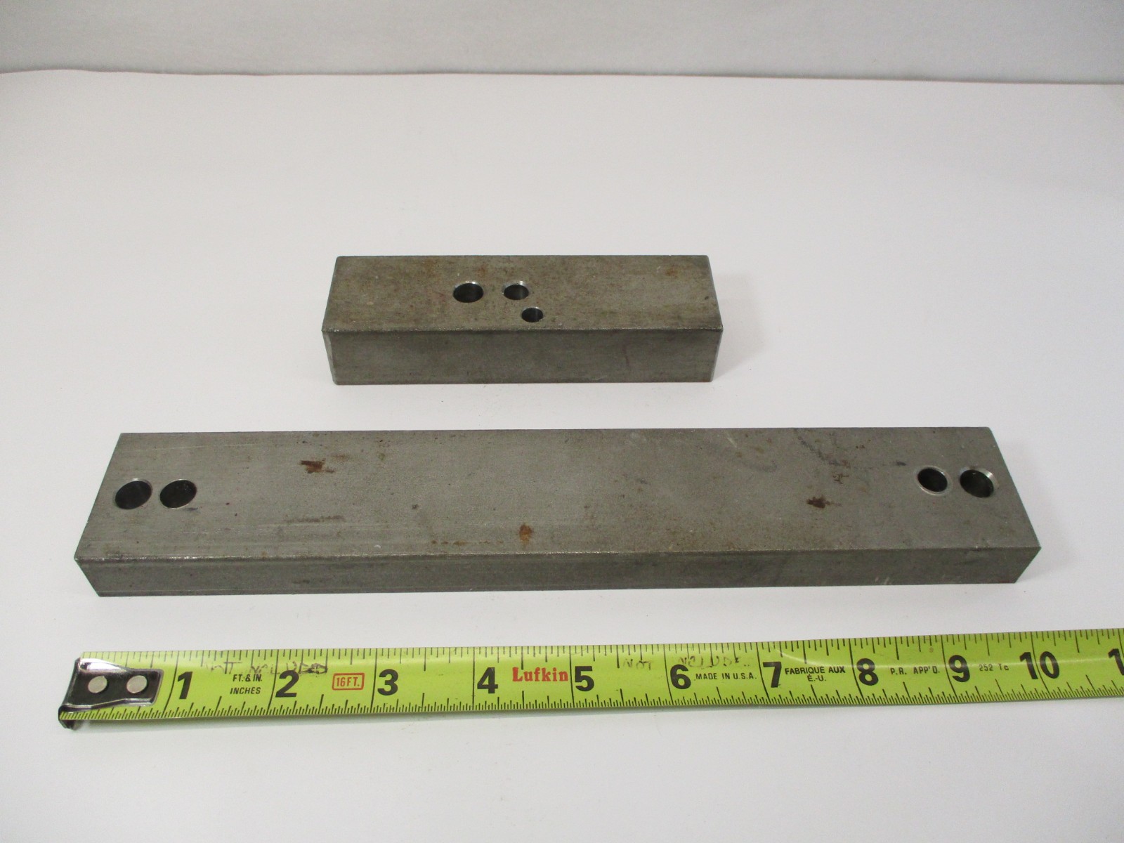 (2) Pcs STAINLESS STEEL Flat Stock 3/4″ x 1-3/4 x 10″ & 1″ x 1-1/2 x 5″ in VGC