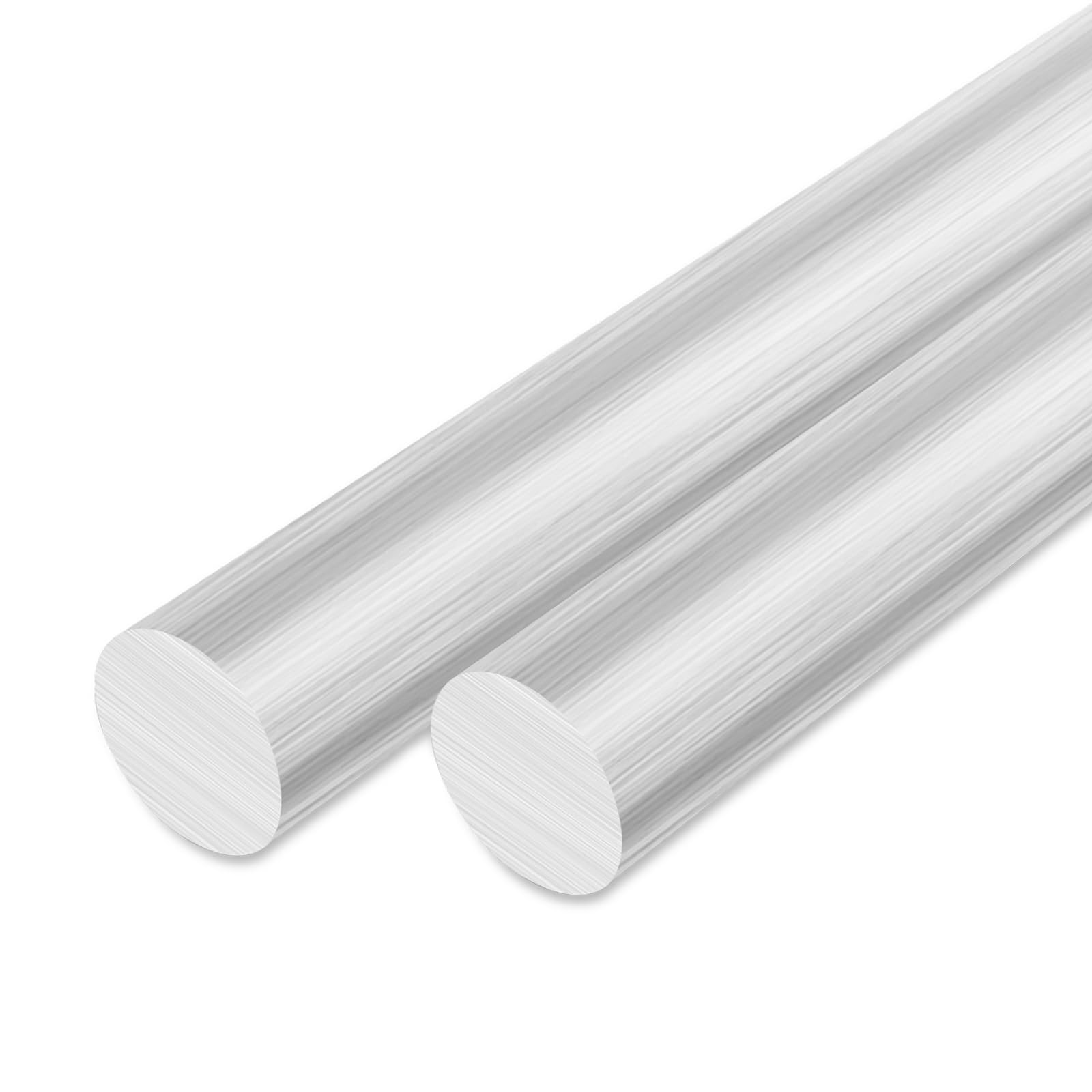 3PCS 1 Inch Solid Round Aluminum Rod, 6061, 13 inch Long, Lathe Bar Stock, DIY
