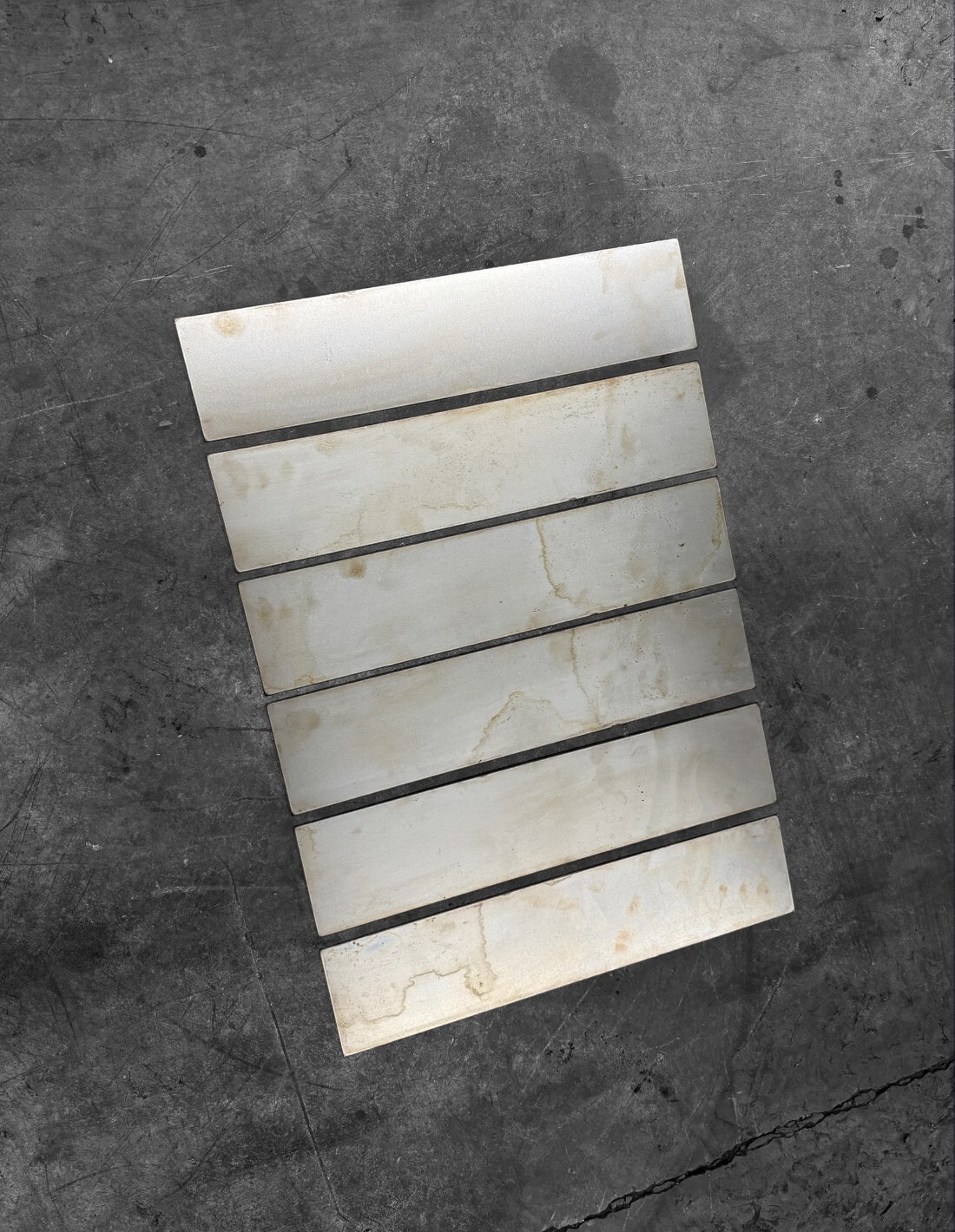 18 GUAGE STEEL SHEET METAL COLD ROLLED 4″ X 18″ 6 pack